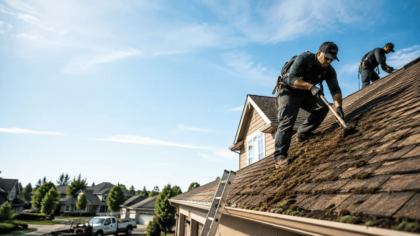 Roof Moss Removal in Carrollton, IL near me